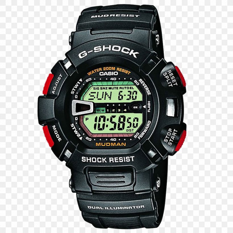 G-Shock G-9000 Watch Casio Illuminator, PNG, 900x900px, Gshock, Brand, Casio, Clock, Consumer Download Free