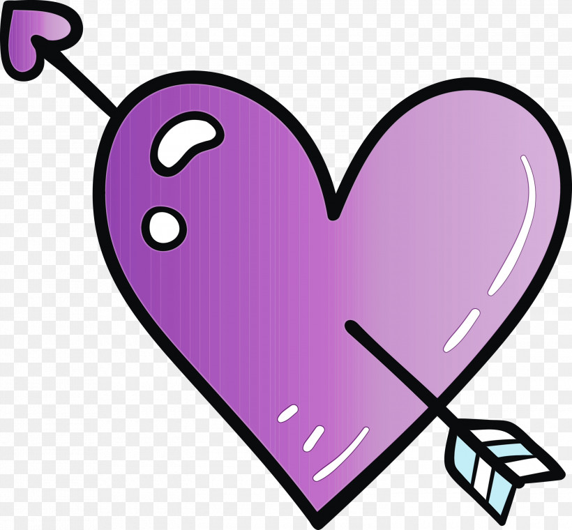 Heart Violet Purple Pink Love, PNG, 3000x2784px, Valentines Day, Arrow, Heart, Love, Magenta Download Free