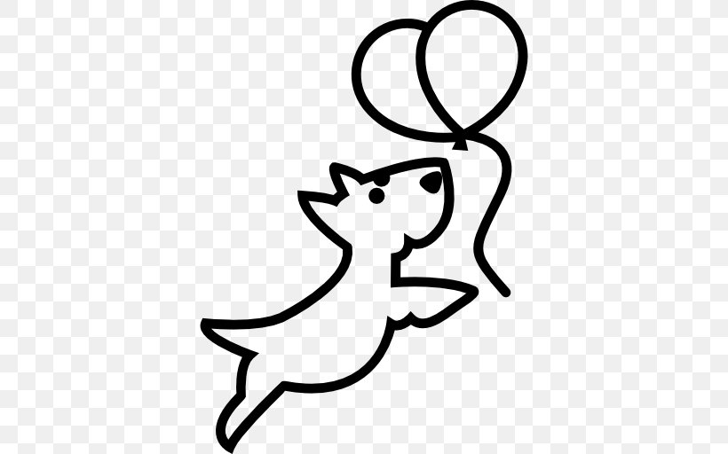 Miniature Schnauzer Balloon Dog Puppy Scottish Terrier, PNG, 512x512px, Miniature Schnauzer, Animal, Area, Balloon Dog, Black And White Download Free