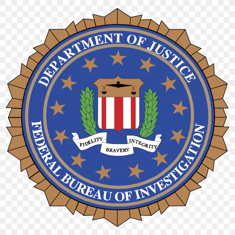 United States Of America Federal Bureau Of Investigation Logo Emblem Organization, PNG, 2400x2400px, United States Of America, Badge, Boston Police Department, Brand, Emblem Download Free
