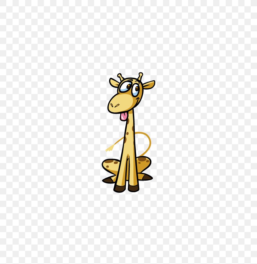 Giraffe Presentation Slide Microsoft PowerPoint Cartoon, PNG, 595x842px, Giraffe, Animal Figure, Animated Cartoon, Area, Cartoon Download Free