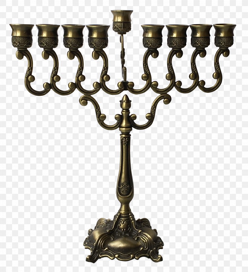 Menorah Hanukkah Mezuzah Gift Jewish Ceremonial Art, PNG, 2760x3024px, Menorah, Brass, Candle, Candle Holder, Dreidel Download Free