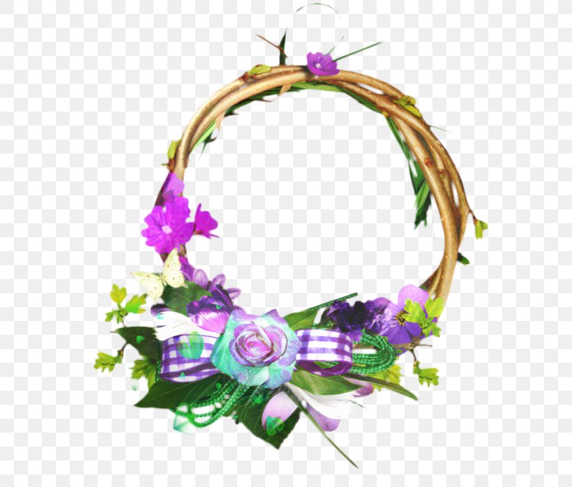 Purple Flower Wreath, PNG, 597x698px, Floral Design, Christmas Decoration, Clothing Accessories, Crown, Flower Download Free