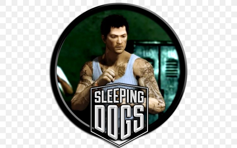 Sleeping Dogs Facial Hair Logo Brand Square Enix Europe, PNG, 512x512px, Sleeping Dogs, Brand, Dvd, Facial Hair, Hair Download Free