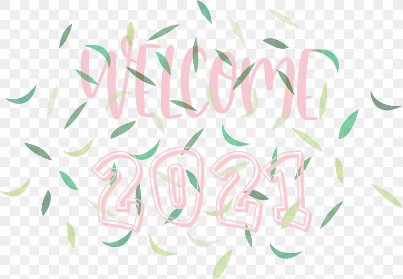 Welcome 2021 Year 2021 Year 2021 New Year, PNG, 3000x2079px, 2021 New Year, 2021 Year, Welcome 2021 Year, Biology, Calligraphy Download Free