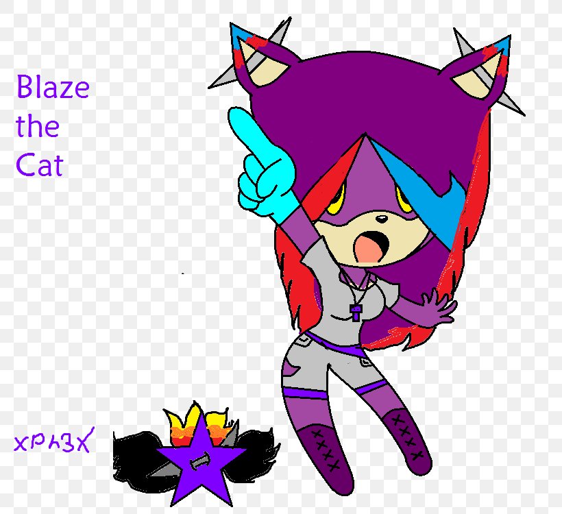Blaze The Cat Demon Clip Art, PNG, 789x750px, Watercolor, Cartoon, Flower, Frame, Heart Download Free