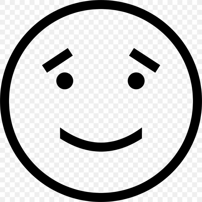 Emoticon Smiley Sadness Frown Clip Art, PNG, 2318x2318px, Emoticon, Area, Black And White, Drawing, Emoji Download Free