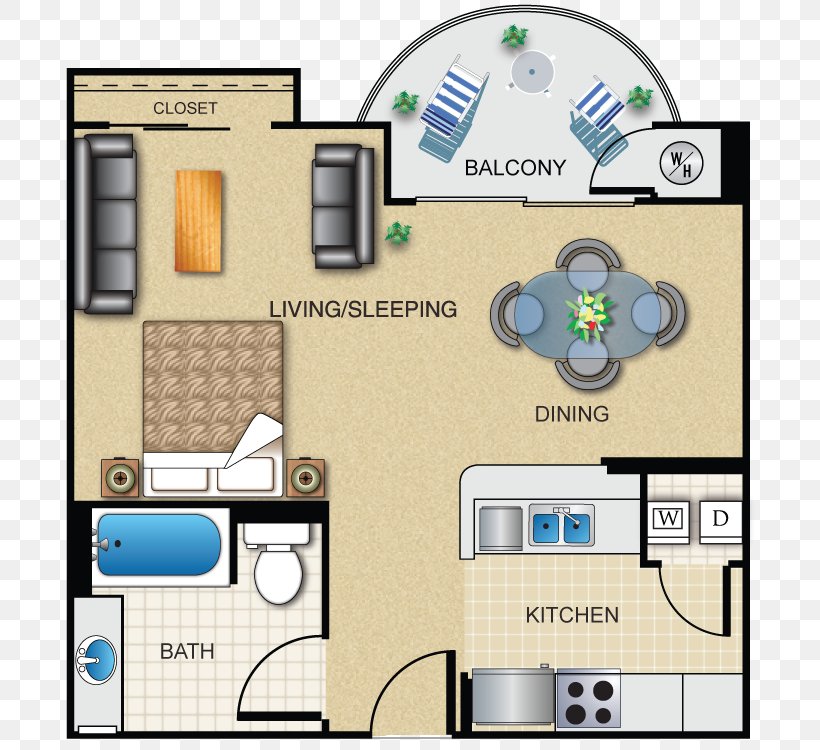 Floor Plan Studio Apartment House Square Foot, PNG, 750x750px, Floor Plan, Apartment, Area, Bathroom, Bed Download Free
