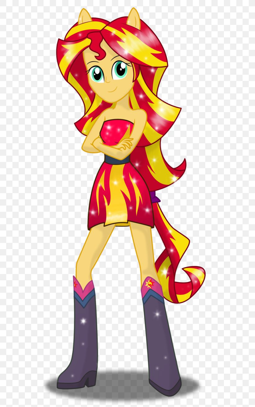 Sunset Shimmer Twilight Sparkle Pinkie Pie Rainbow Dash Rarity, PNG, 611x1307px, Sunset Shimmer, Art, Cartoon, Dress, Equestria Download Free