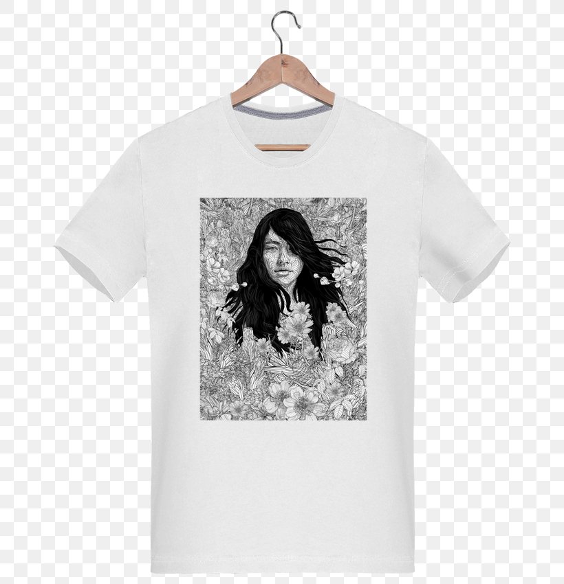 T-shirt Sleeve Art Clothing Fashion, PNG, 690x850px, Tshirt, Art, Black, Bluza, Clothing Download Free