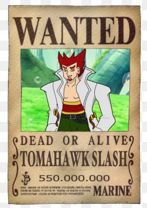 Water Slash - Monkey D. Luffy Nami Roronoa Zoro One Piece Wanted Poster PNG