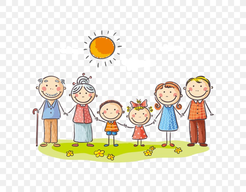 Family Drawing Cartoon, PNG, 640x640px, Family, Area, Art, Cartoon, Child  Download Free