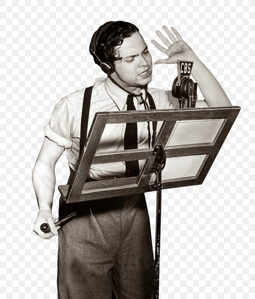 Orson Welles The War Of The Worlds Citizen Kane The Mercury Theatre On The Air Actor, PNG, 800x960px, Orson Welles, Actor, Black And White, Broadcasting, Citizen Kane Download Free