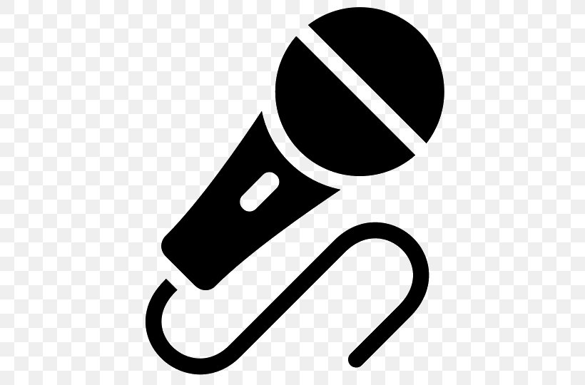 Microphone Symbol Clip Art, PNG, 540x540px, Microphone, Black And White, Brand, Gratis, Symbol Download Free