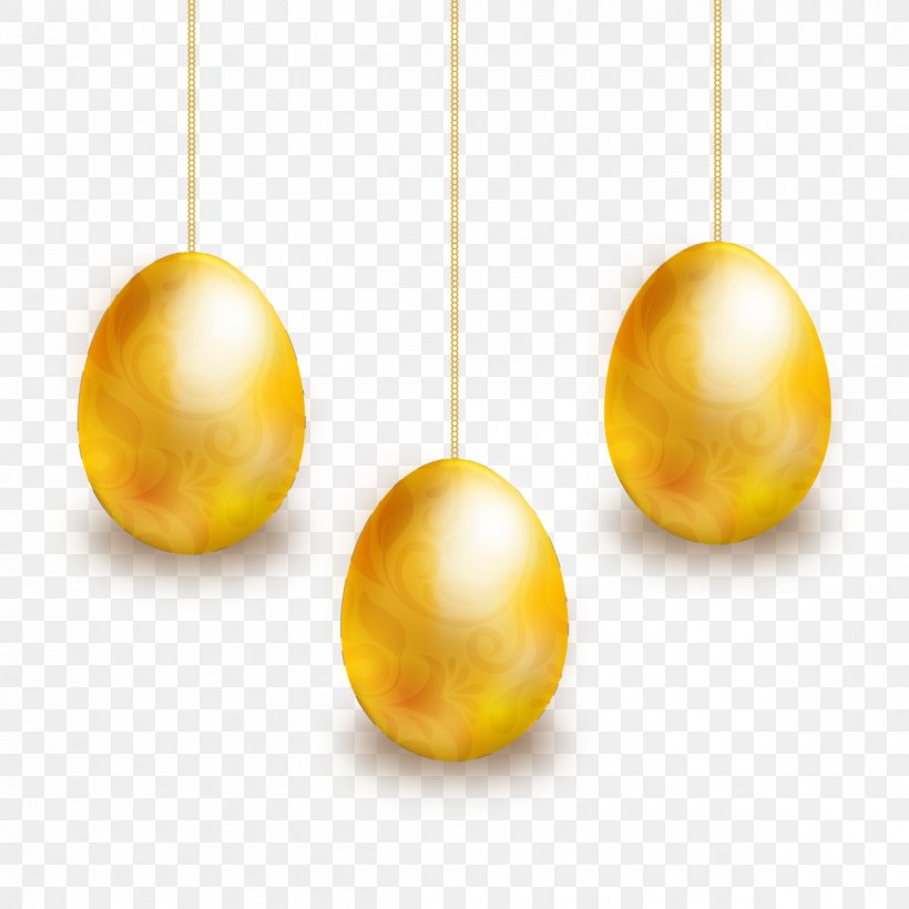 Download Euclidean Vector, PNG, 1200x1200px, Egg, Easter, Easter Egg, Gold, Material Download Free