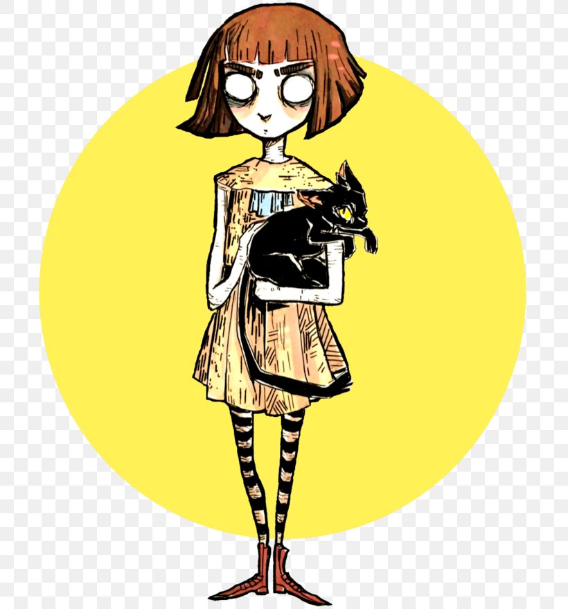 Fran Bow Fan Art Drawing Game, PNG, 727x878px, Watercolor, Cartoon, Flower, Frame, Heart Download Free