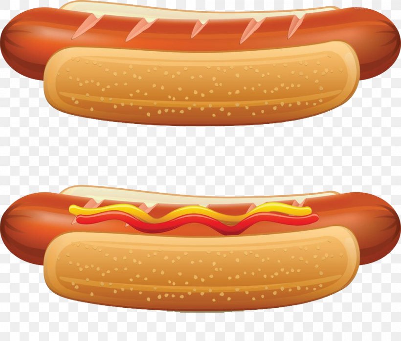 Hot Dog Hamburger Fast Food Clip Art, PNG, 1000x853px, Hot Dog, Bockwurst, Bologna Sausage, Bun, Cartoon Download Free