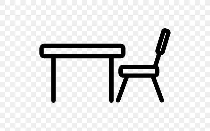 Table Room Furniture Chair, PNG, 512x512px, Table, Black And White, Chair, Desk, Dormitory Download Free