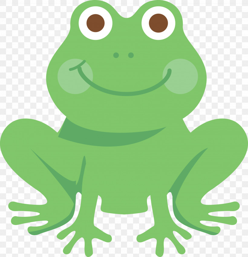 True Frog Toad Frogs Cartoon Tree Frog, PNG, 2888x3000px, Frog, Animal Figurine, Cartoon, Frogs, Green Download Free