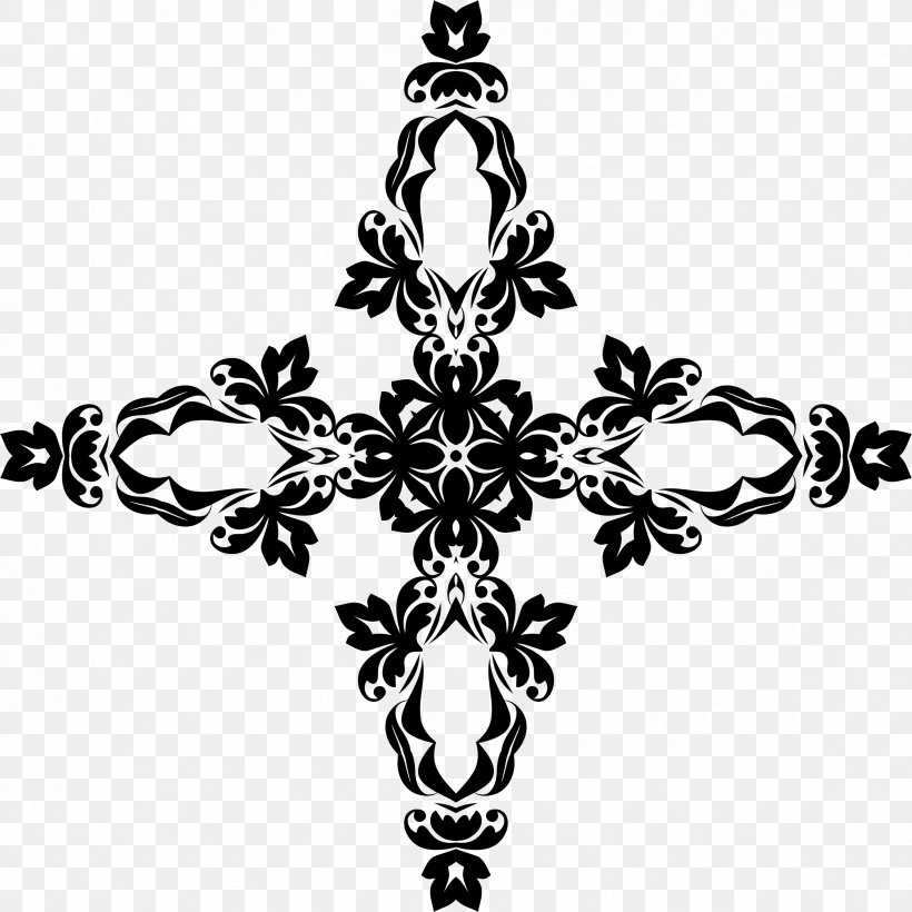 Cross Art Clip Art, PNG, 2346x2346px, Cross, Art, Black, Black And White, Christian Cross Download Free