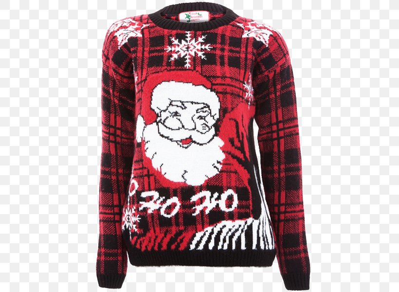 Hoodie Tartan Christmas Jumper T-shirt Sweater, PNG, 600x600px, Hoodie, Christmas, Christmas Jumper, Clothing, Fictional Character Download Free