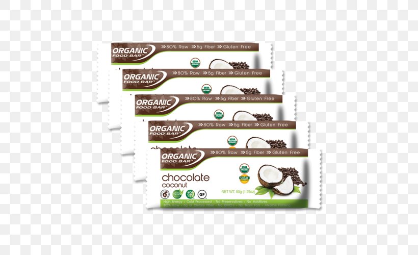 Organic Food Coconut Chocolate Health, PNG, 500x500px, Organic Food, Bar, Bear, Brand, Chocolate Download Free