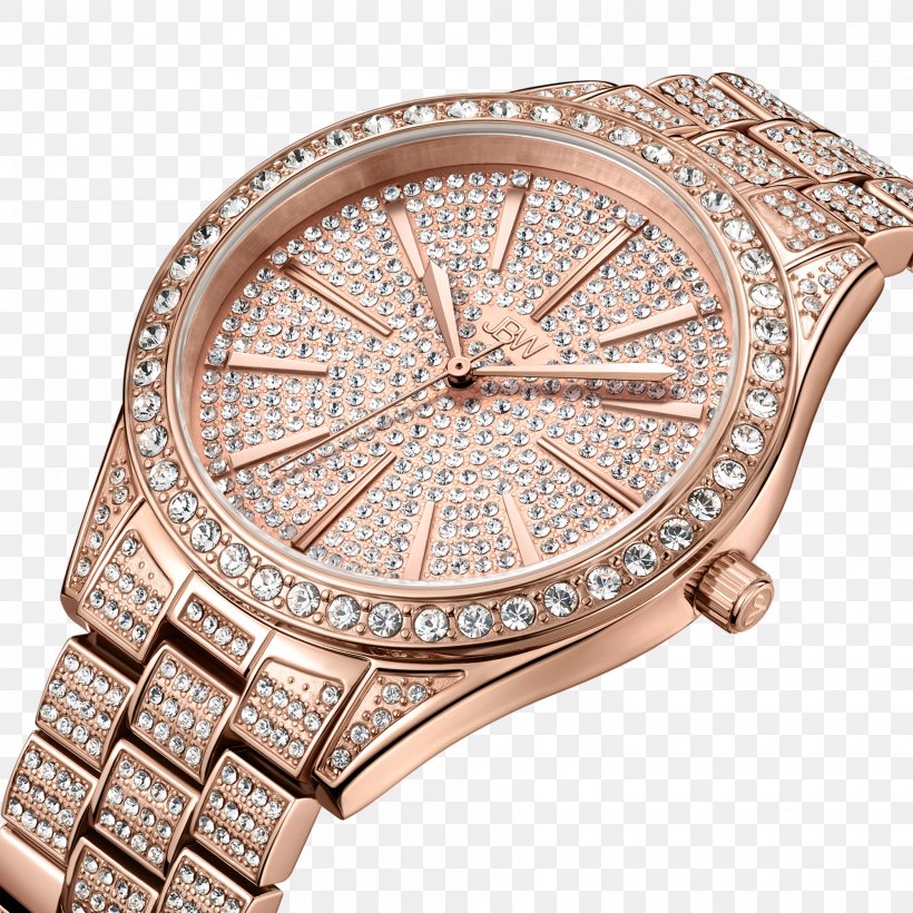 Analog Watch Diamond Crystal Watch Strap, PNG, 2000x2000px, Watch, Analog Watch, Bling Bling, Clock, Clothing Accessories Download Free