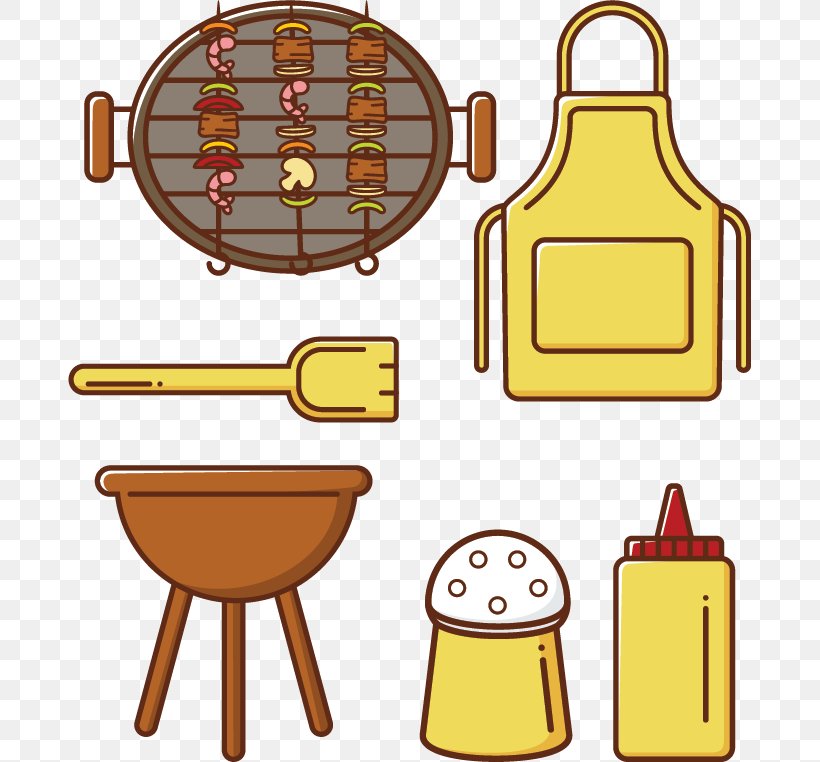 Barbecue Grill Shish Kebab Brochette Clip Art, PNG, 683x762px, Barbecue Grill, Area, Brochette, Chicken Meat, Food Download Free