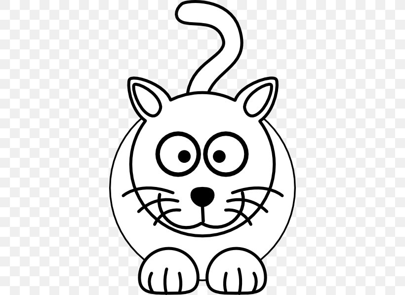 Black Cat Kitten Cartoon Clip Art, PNG, 378x598px, Cat, Artwork, Black And White, Black Cat, Cartoon Download Free