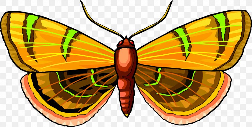 Butterfly Clip Art, PNG, 2400x1220px, Butterfly, Arthropod, Bombycidae, Brush Footed Butterfly, Butterflies And Moths Download Free