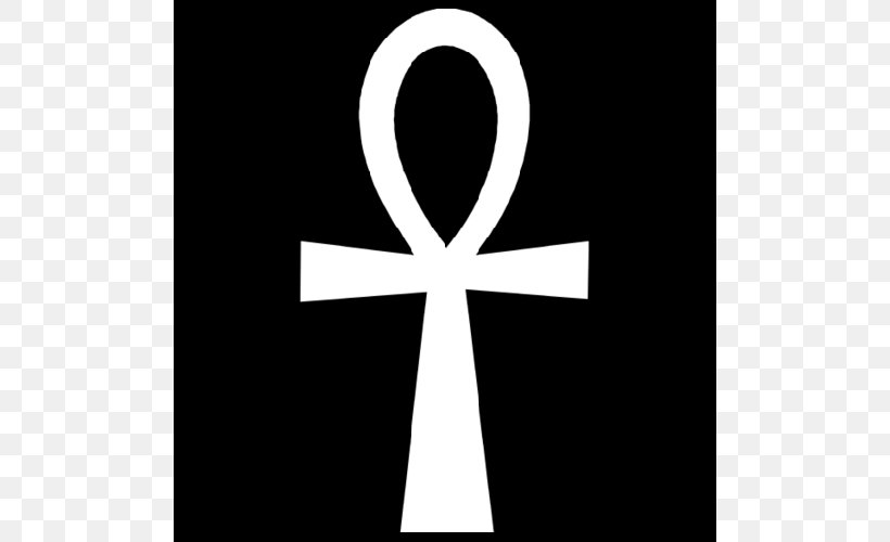 Ankh Symbol Immortality Clip Art, PNG, 500x500px, Ankh, Ancient Egyptian Religion, Art Of Ancient Egypt, Black And White, Brand Download Free