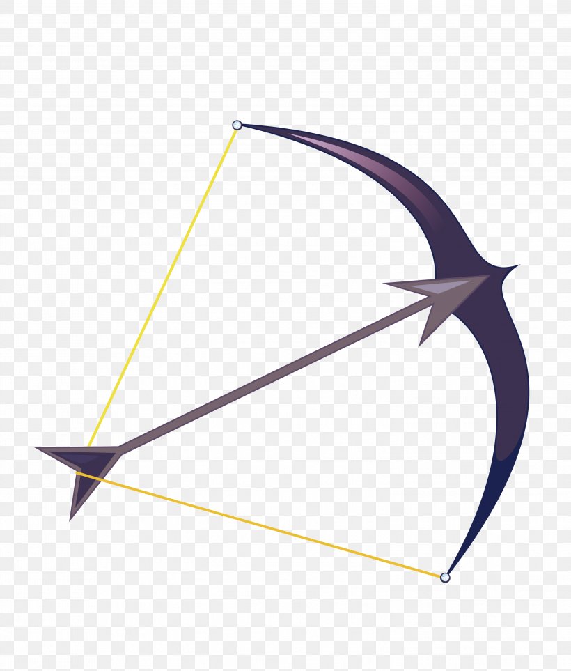 Bow And Arrow Arc, PNG, 2999x3524px, Bow And Arrow, Arc, Computer Graphics, Material, Purple Download Free