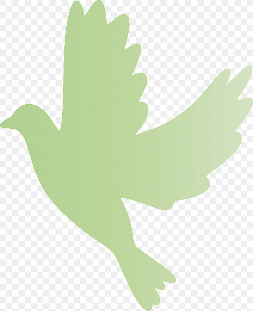 Green Leaf Wing Bird Beak, PNG, 2442x3000px, Cartoon Bird, Beak, Bird, Cute Bird, Duck Download Free