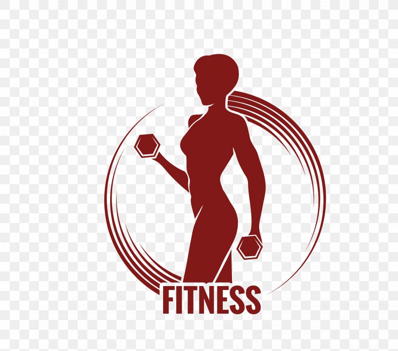 Physical Fitness Silhouette Fitness Centre Royalty-free, PNG, 2862x2529px, Watercolor, Cartoon, Flower, Frame, Heart Download Free