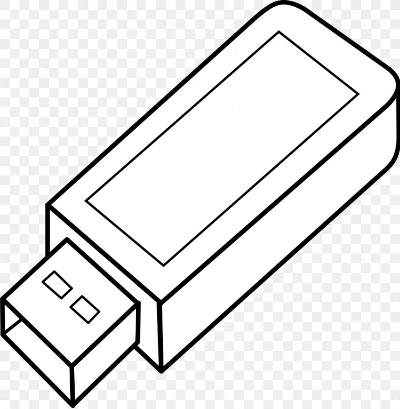 USB Flash Drive Clip Art, PNG, 879x900px, Usb Flash Drive, Area, Black, Black And White, Computer Data Storage Download Free