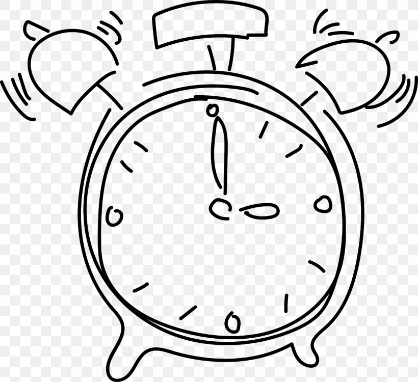 Alarm Clocks Clip Art Watch, PNG, 1600x1465px, Alarm Clocks, Alarm Clock, Alarm Clock For Kids, Blackandwhite, Clock Download Free