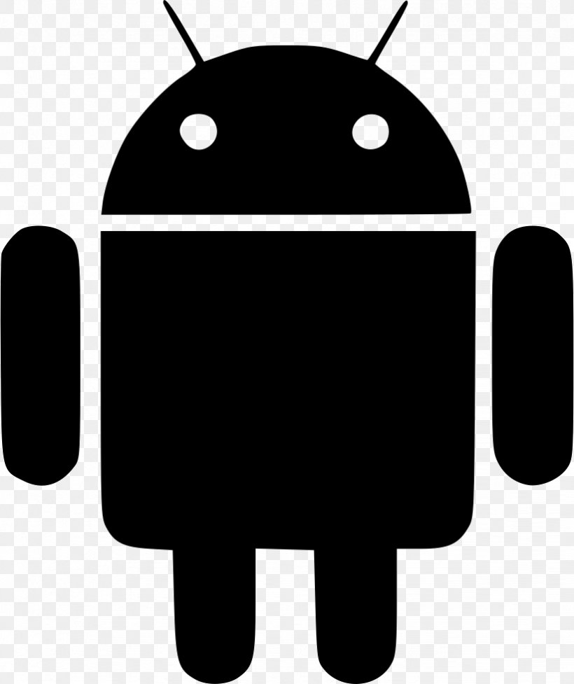 Android, PNG, 822x980px, Android, Black, Blackandwhite, Cartoon, Logo Download Free