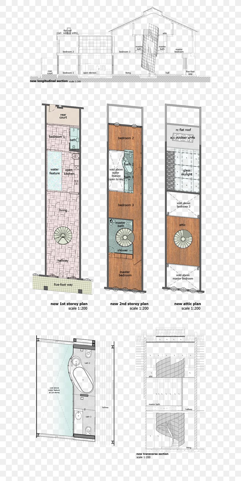 Floor Plan Shophouse Joo Chiat Road, PNG, 650x1635px, Floor Plan, Architecture, Area, Courtyard, Diagram Download Free