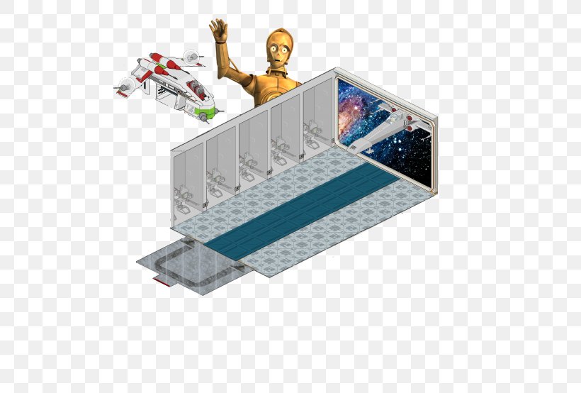 Habbo C-3PO Star Wars Room Lobby, PNG, 500x554px, 2017, Habbo, Hall, Lobby, Material Download Free