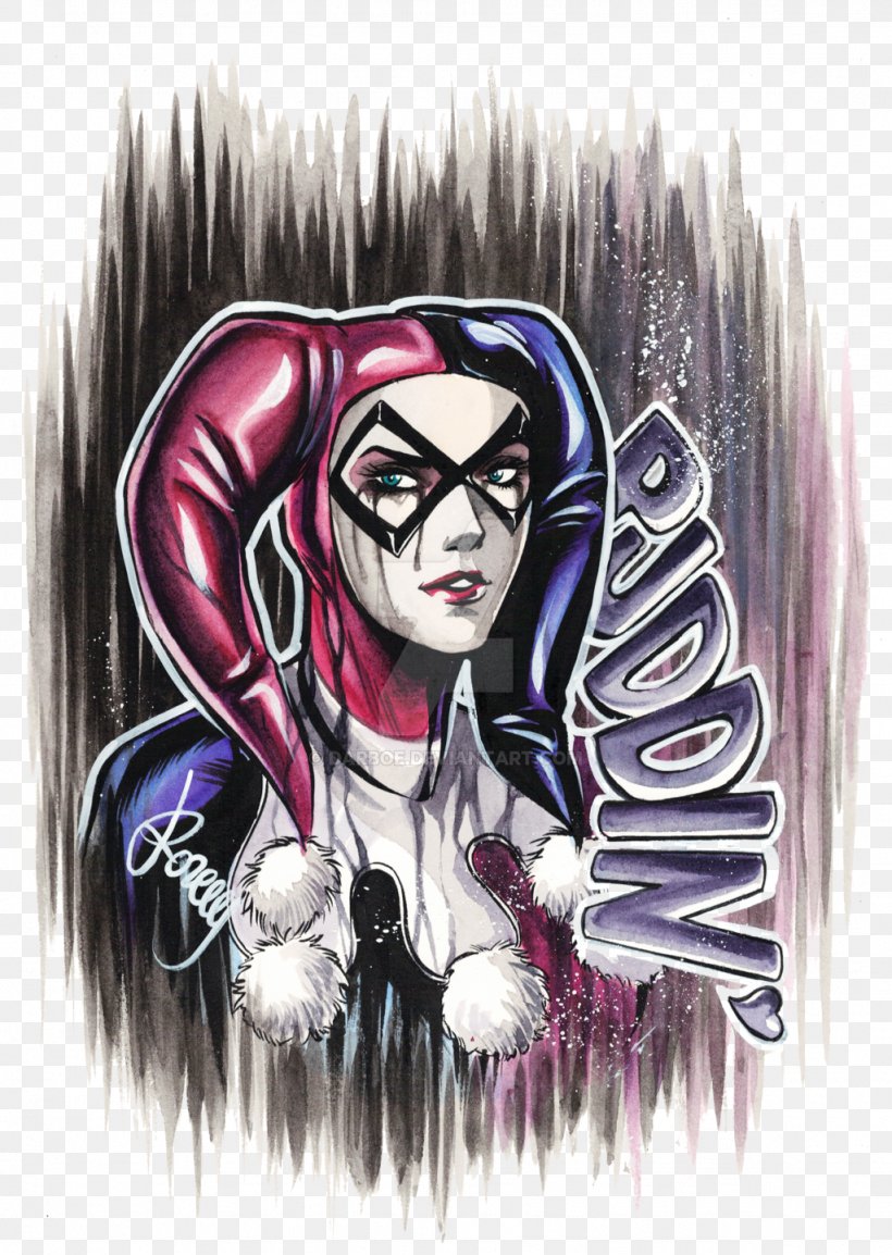 Harley Quinn Art Drawing Batman Supervillain, PNG, 1024x1442px, Harley Quinn, Art, Art Museum, Artist, Batman Download Free
