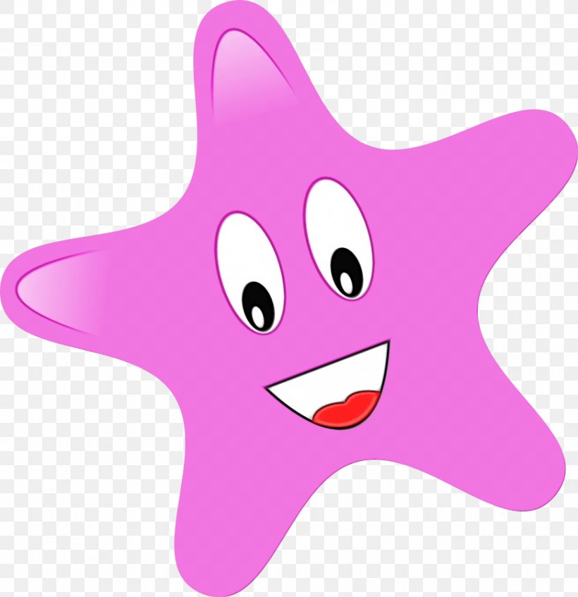 Pink Cartoon Violet Purple Star, PNG, 871x900px, Watercolor, Cartoon, Material Property, Paint, Pink Download Free