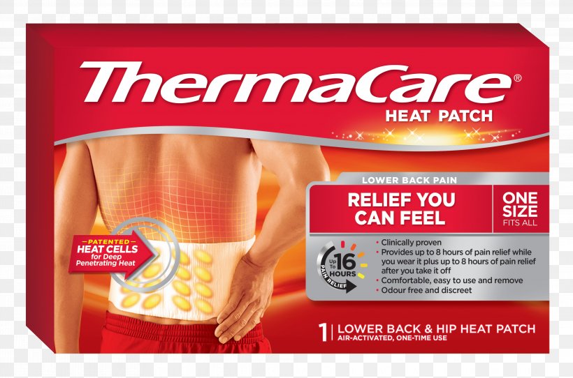 ThermaCare Human Back Heating Pads Therapy Strain, PNG, 3948x2613px, Thermacare, Back Pain, Brand, Coupon, Flavor Download Free
