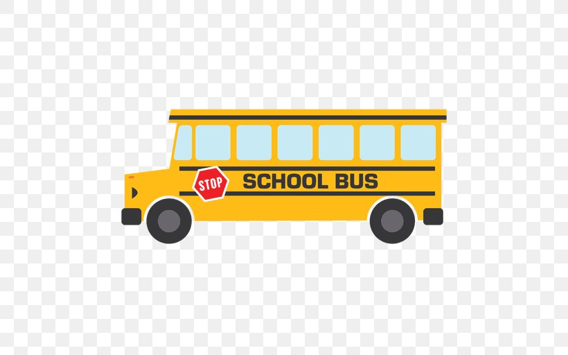 School Bus Yellow, PNG, 512x512px, Bus, Area, Brand, Cartoon, Drawing Download Free