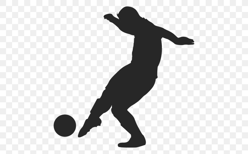 Silhouette Football Player Volleyball, PNG, 512x512px, Silhouette, Ball, Beak, Bicycle Kick, Black Download Free