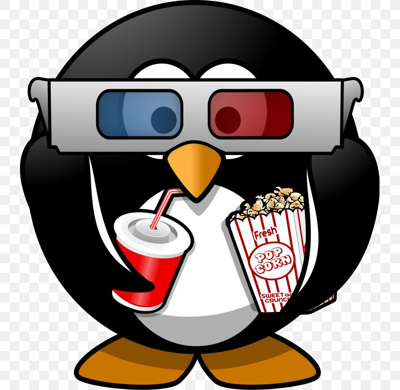 Cinema Film Clip Art, PNG, 737x800px, Cinema, Beak, Bird, Cartoon, Clapperboard Download Free