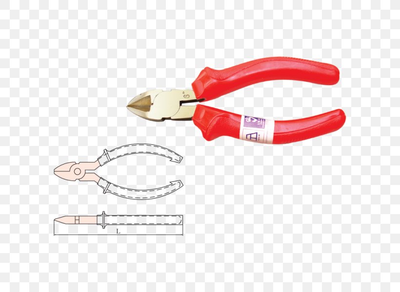 Diagonal Pliers Hand Tool Nipper, PNG, 600x600px, Diagonal Pliers, Clamp, Cutting, Cutting Tool, Flashlight Download Free
