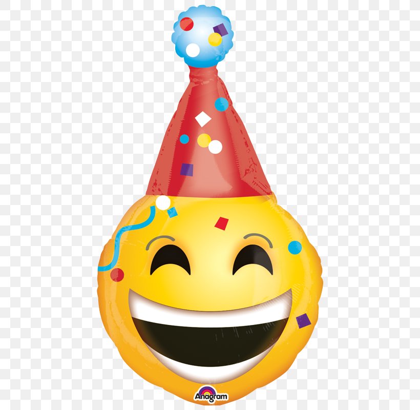 Mylar Balloon Birthday Smiley Emoticon, PNG, 800x800px, Balloon ...