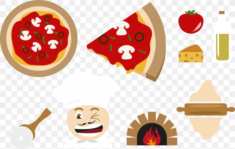 Pizza Italian Cuisine Chef Cooking, PNG, 5291x3376px, Pizza, Baking, Brand, Chef, Cooking Download Free