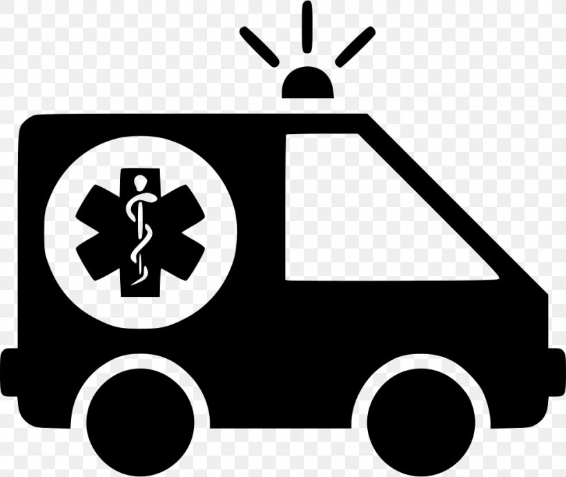Ambulance Royalty-free Emergency, PNG, 980x826px, Ambulance, Area, Black, Black And White, Brand Download Free