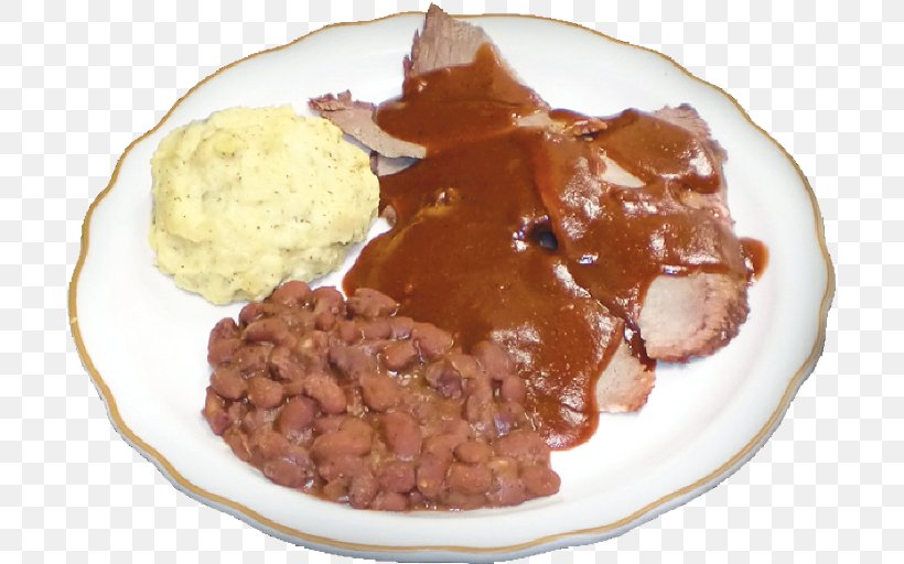 Fish And Chips Gravy Sauerbraten Brown Sauce German Cuisine, PNG, 697x512px, Fish And Chips, Beef, Brown Sauce, Chicken Meat, Cuisine Download Free